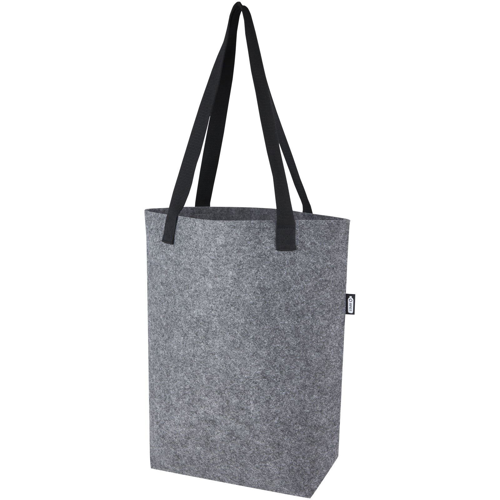 Felta GRS genvundet mulepose i filt med bred bund 12 l