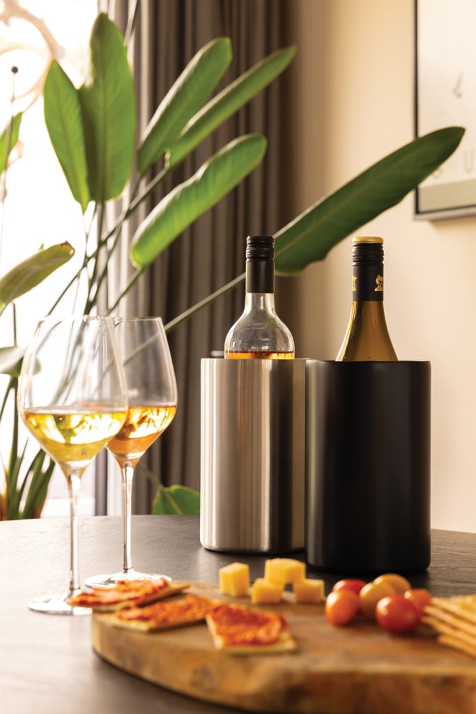 Vino RCS-certificeret vinspand af genanvendt rustfrit stål