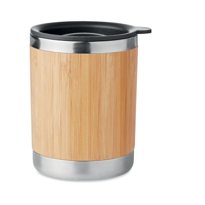 Tumbler i S/S og bambus 250 ml