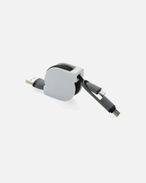 3-i-1 udtrækkeligt kabel