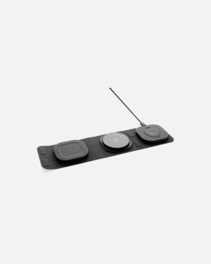 Swiss Peak 3-i-1 trådløs 15W rejseoplader i RCS r-plast