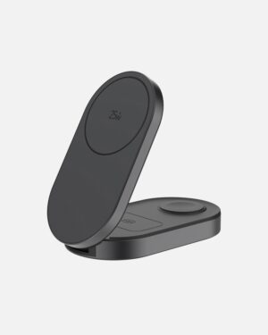 Quantum ultrahurtig 3-i-1 25W foldbar trådløs oplader