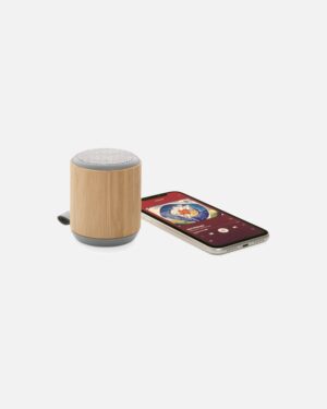 Bamboo og stof, 3W trådløs højtaler