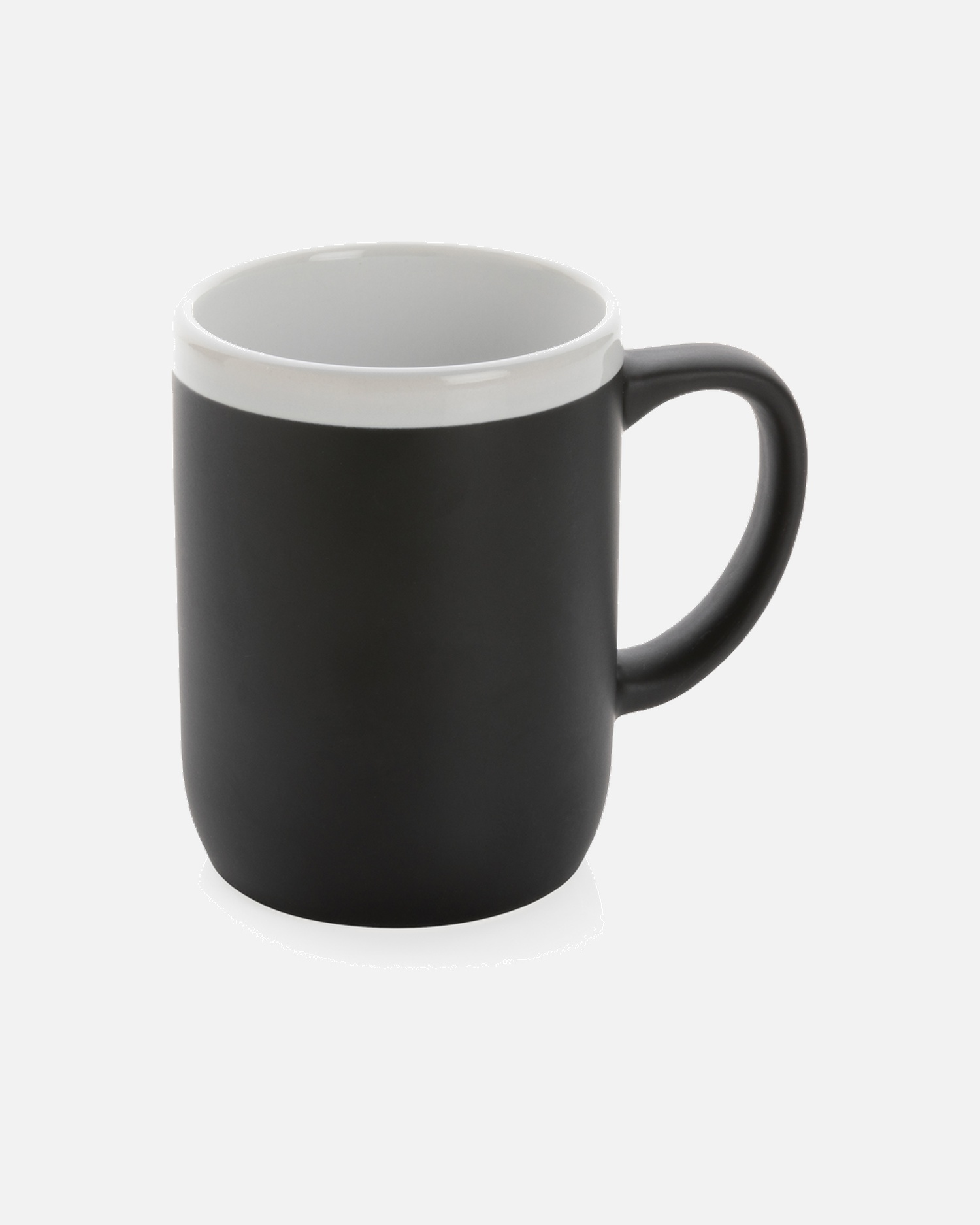 Keramisk krus med hvid kant 300ml.