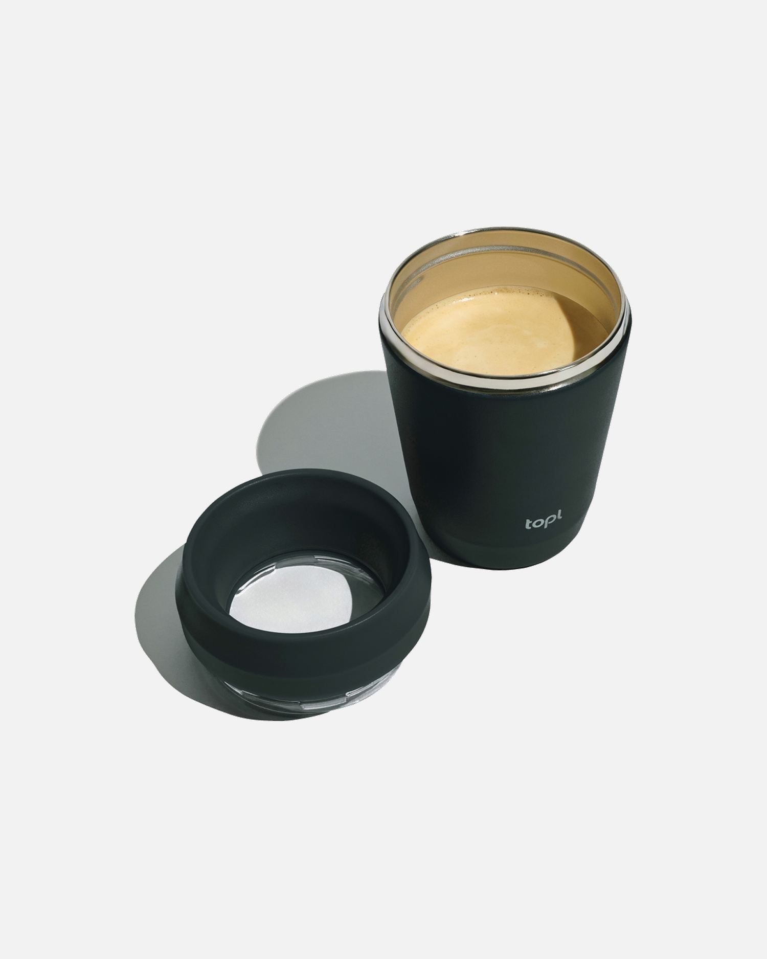 Topl genanvendt stål To Go Tumbler 235 ml patenteret 360 låg