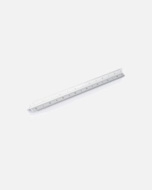 Trekantet lineal i aluminium 30cm