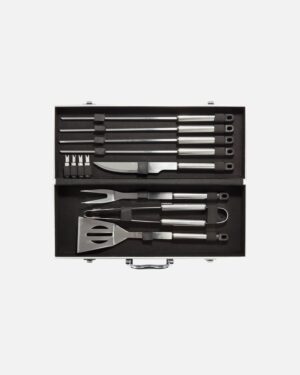 12 dele grillsæt i aluminiumsæske