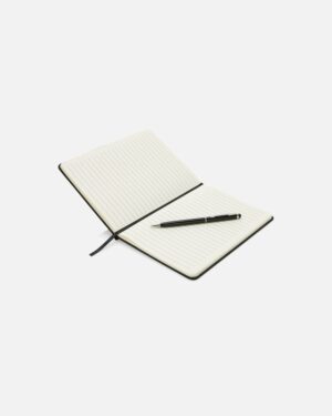 Standard hardcover PU A5 notesbog med stylus pen